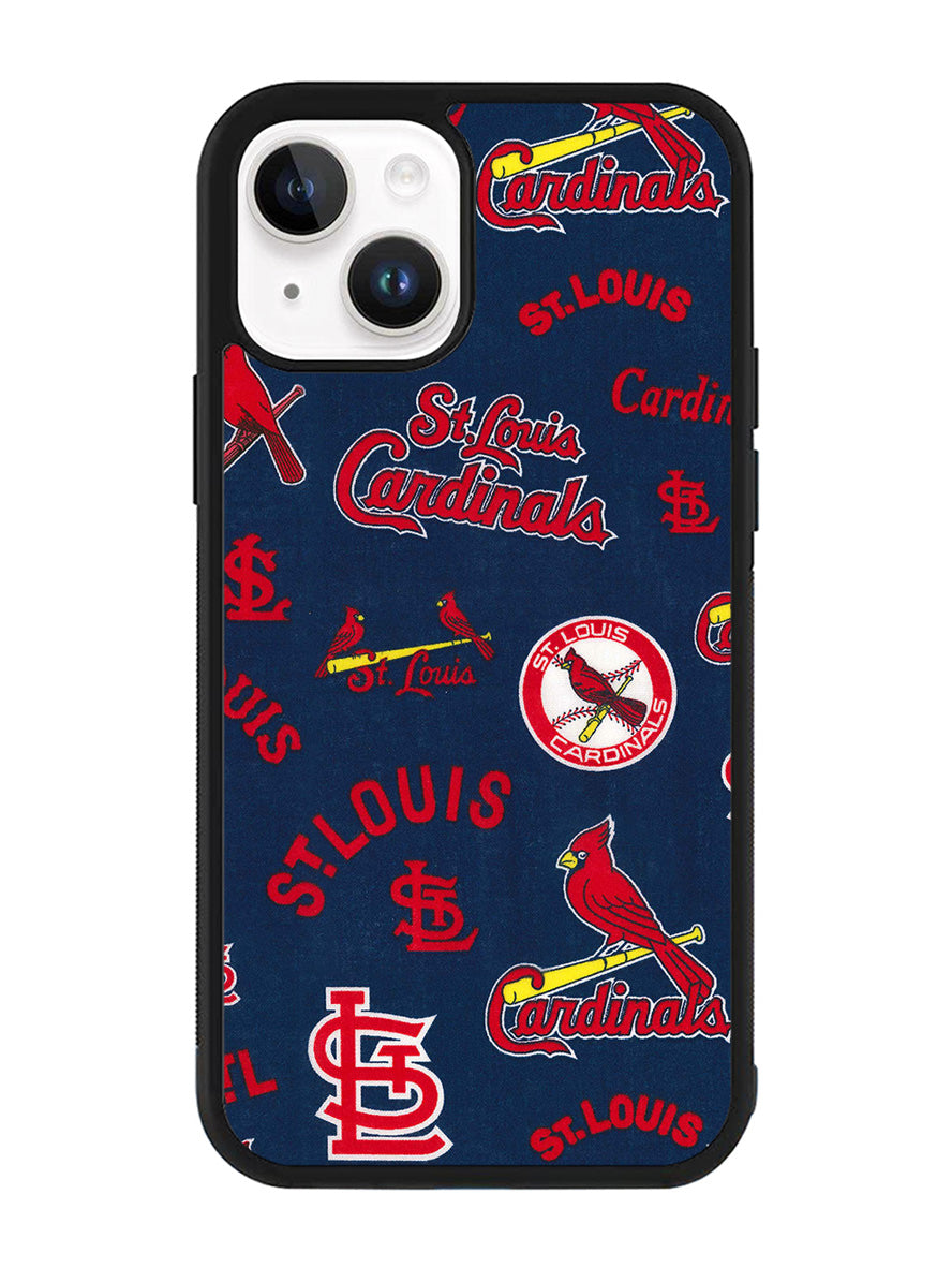 St Louis Cardinals Pattern iPhone 15 Plus Case OV9208