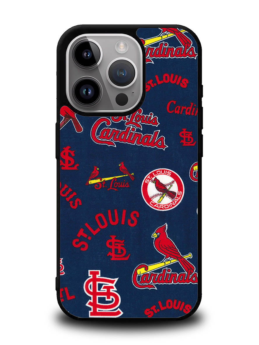 St Louis Cardinals Pattern iPhone 15 Pro Case