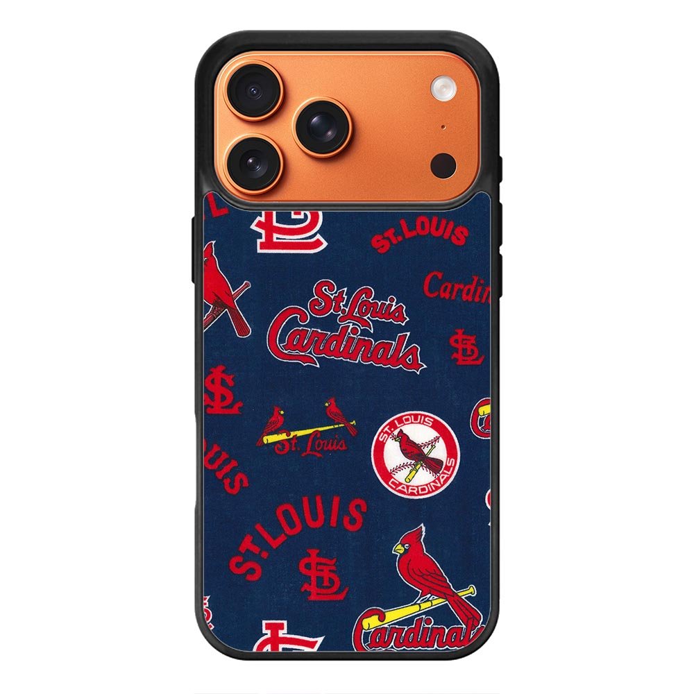 St Louis Cardinals Pattern iPhone 17 Pro Case
