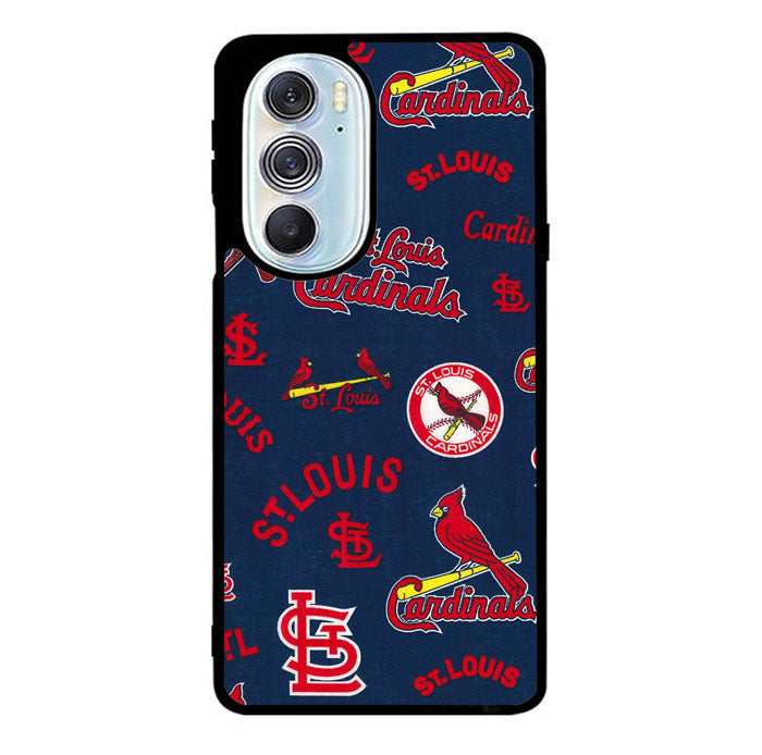 St Louis Cardinals Pattern Motorola Moto Edge 2022 Case