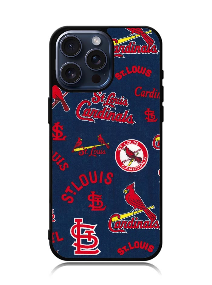 St Louis Cardinals Pattern iPhone 15 Pro Max Case OV9208