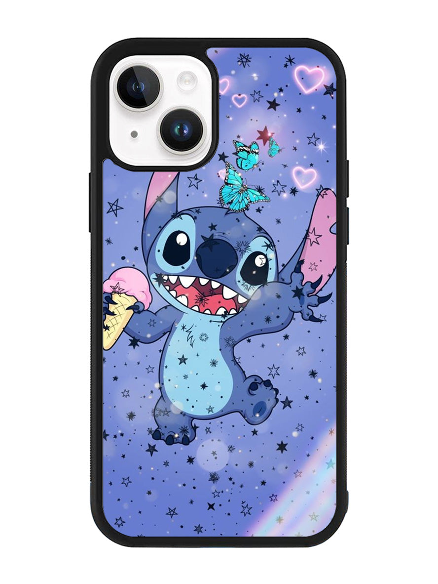 Stitch Butterfly iPhone 14 Plus Case QC9238