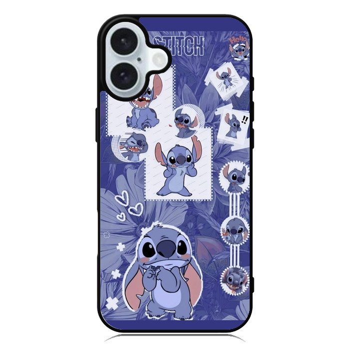 Aesthetic Stitch iPhone 16 Plus Case