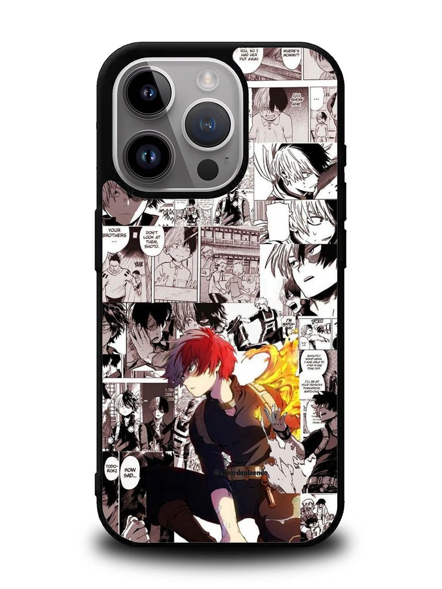 BNHA Todoroki iPhone 16 Pro Max Case QC9253