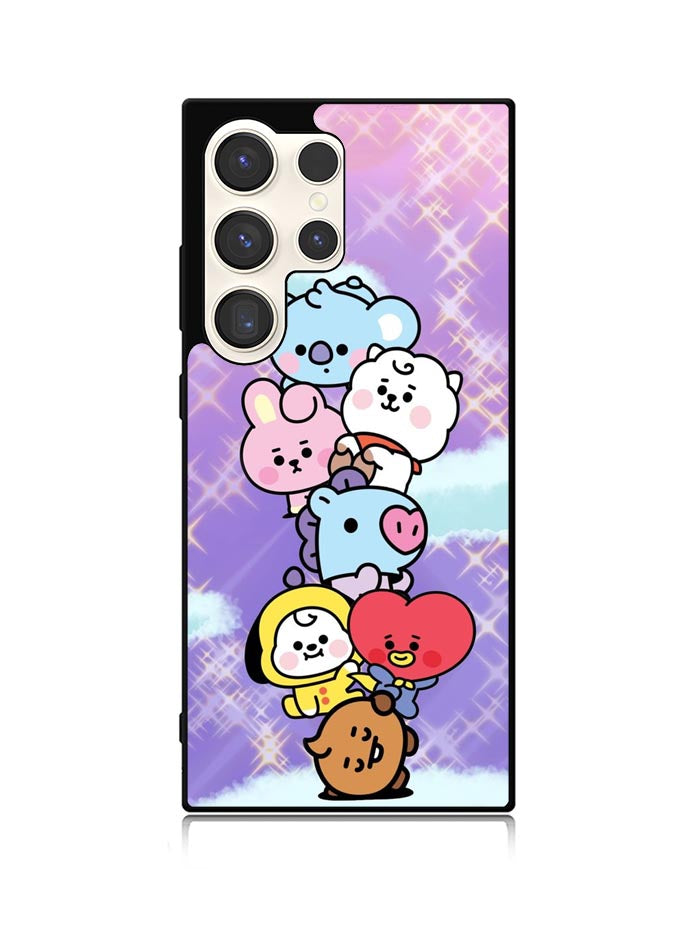 Happy BT21 Samsung Galaxy S23 Ultra 5G Case QC9311