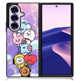 Happy BT21 Samsung Galaxy Z Fold 7 Case OV9311