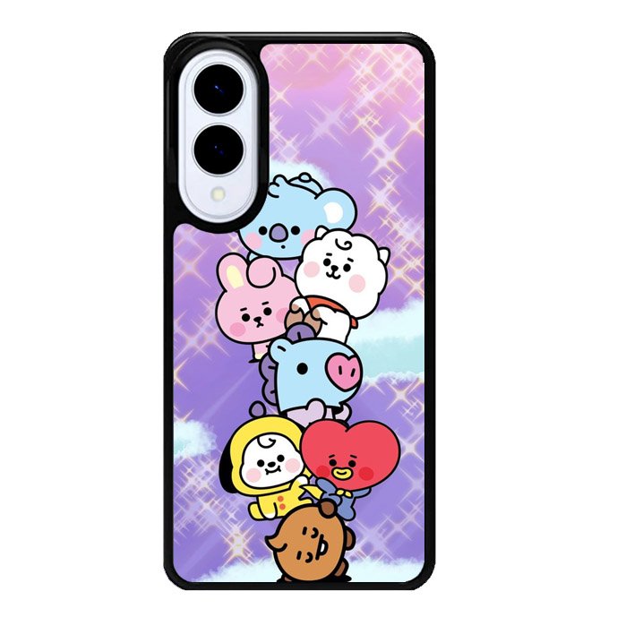 Happy BT21 Samsung Galaxy S25 Edge 5G Case OV9311