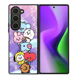 Happy BT21 Samsung Galaxy Z Fold 6 5G 2024 Case OV9311