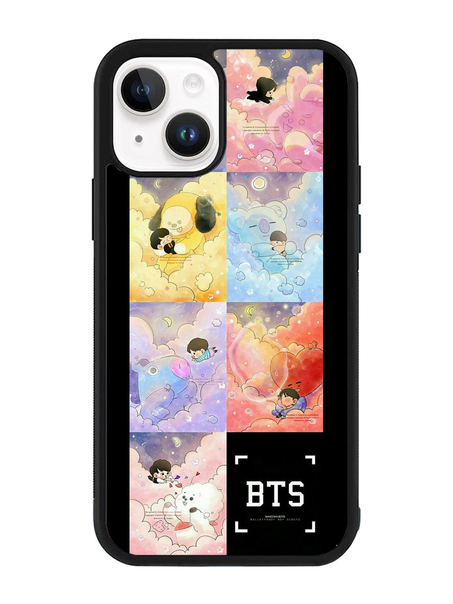BTS Army BT21 iPhone 15 Case OV9302