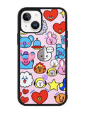 Pattern BT21 Cute iPhone 15 Case OV9288