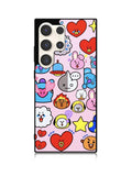 Pattern BT21 Cute Samsung Galaxy S23 Ultra 5G Case QC9288