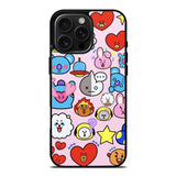 Pattern BT21 Cute iPhone 16 Pro Case OV9288