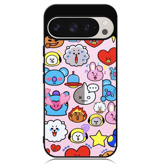 Pattern BT21 Cute Google Pixel 9 | Pixel 9 Pro Case OV9288