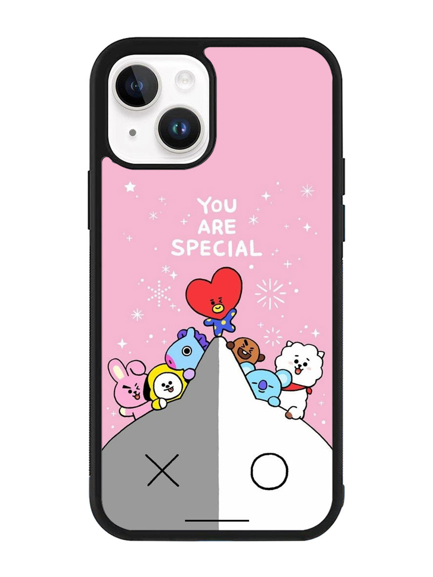 You Are Special Army BT21 iPhone 15 Plus Case OV9282