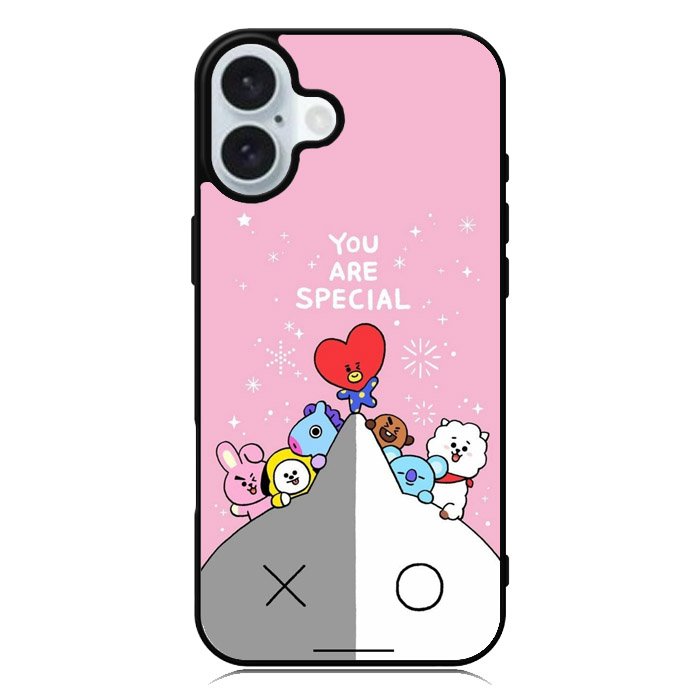 You Are Special Army BT21 iPhone 16 Plus Case QC9282
