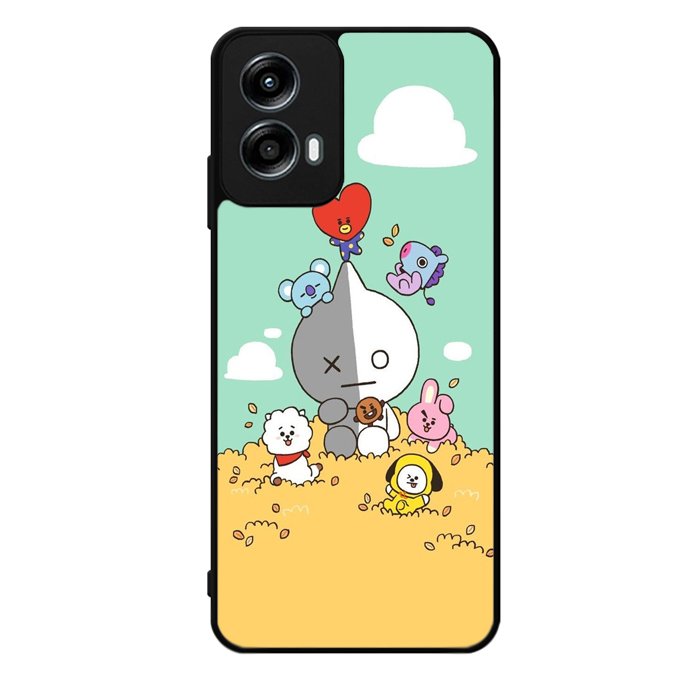 BT21 on the straw Motorola Moto G Play 2024 Case OV9307