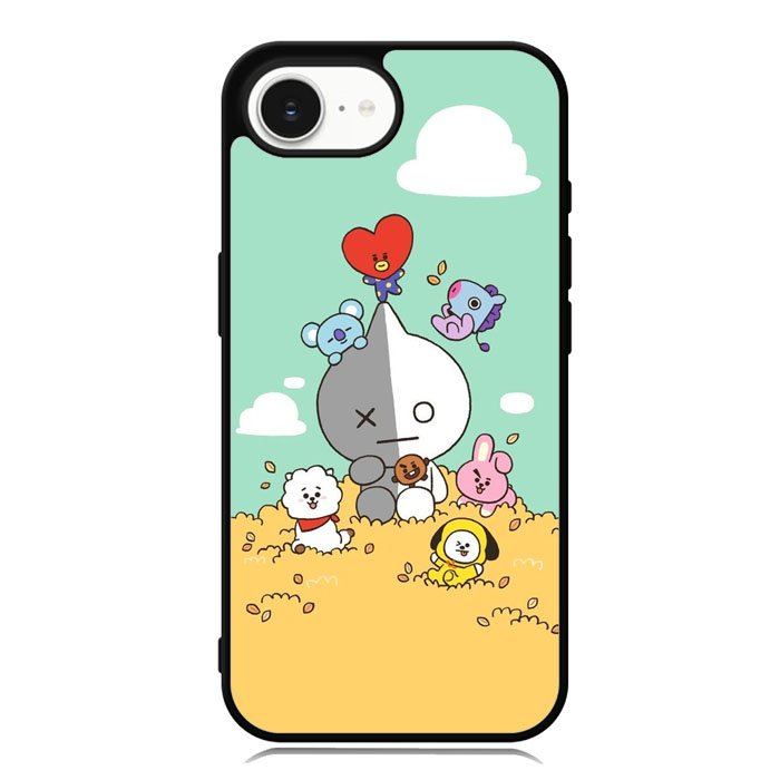 BT21 on the straw iPhone 16e Case OV9307