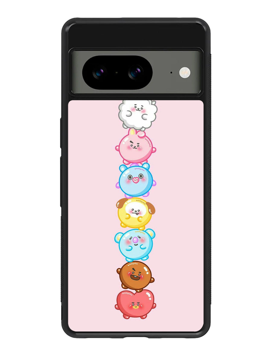 Kawaii Cute BT21 Google Pixel 8A Case QC9294