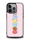 Kawaii Cute BT21 iPhone 15 Pro Max Case OV9294