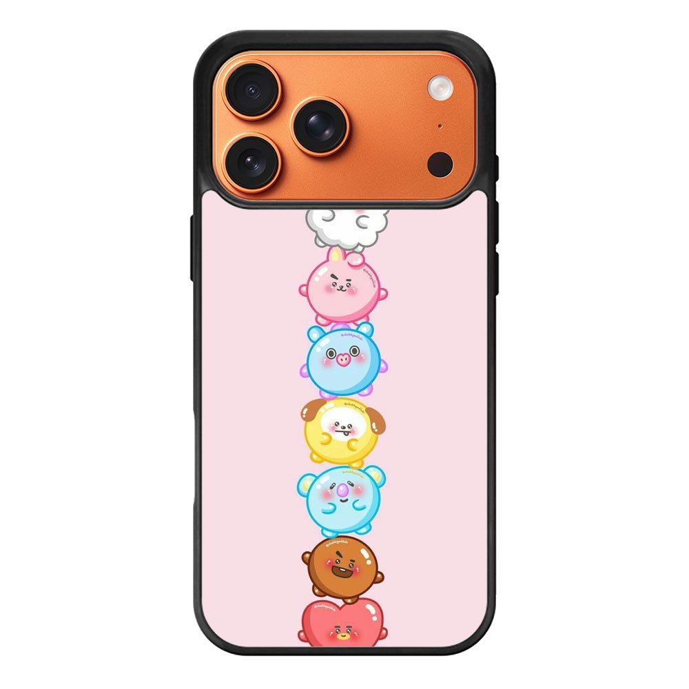 Kawaii Cute BT21 iPhone 17 Pro Case OV9294