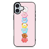Kawaii Cute BT21 iPhone 16 Case QC9294