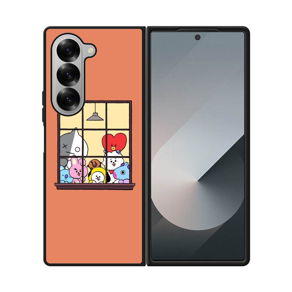 Lovely BT21 Samsung Galaxy Z Fold 7 5G Case QC9290
