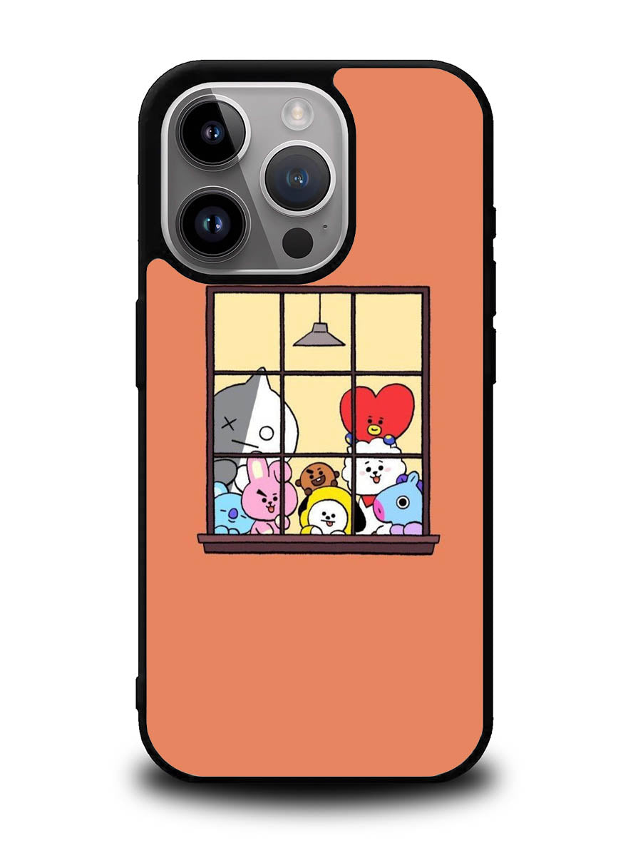 Lovely BT21 iPhone 16 Pro Max Case QC9290