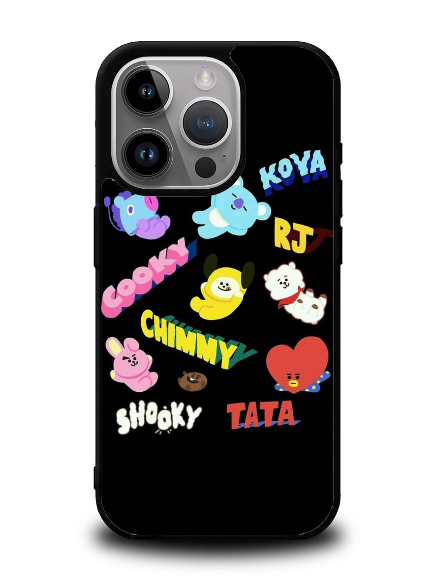 BTS BT21 iPhone 16 Pro Max Case OV9301
