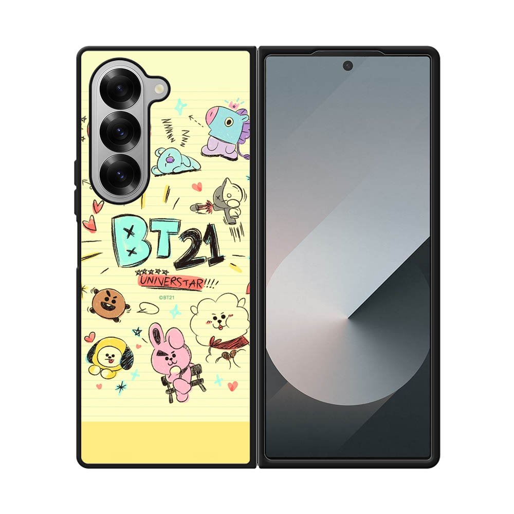BT21 Universtar Samsung Galaxy Z Fold 7 5G Case QC9304