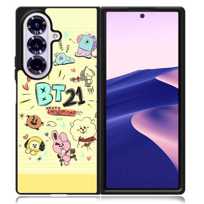 BT21 Universtar Samsung Galaxy Z Fold 7 Case OV9304