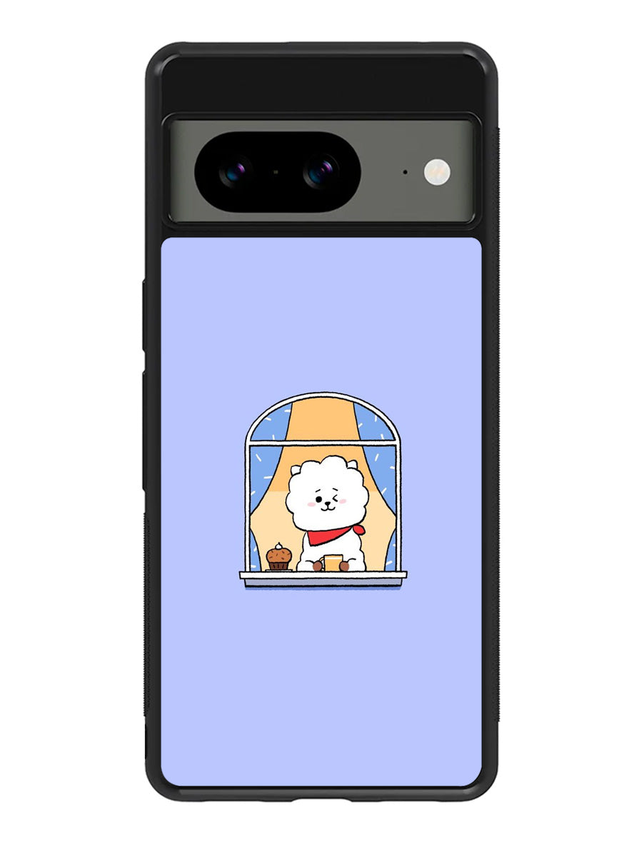 RJ BT21 Purple Google Pixel 8A Case QC9286
