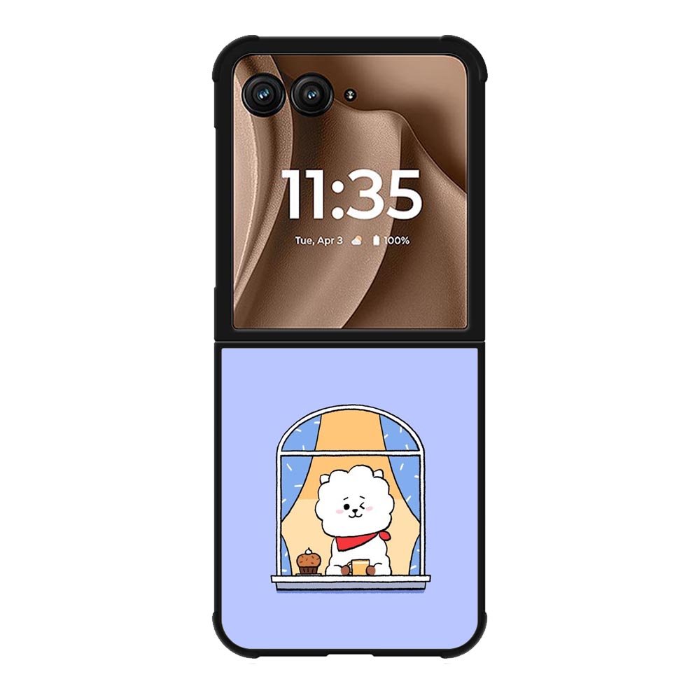RJ BT21 Purple Motorola Moto RAZR Plus 2025 Case OV9286