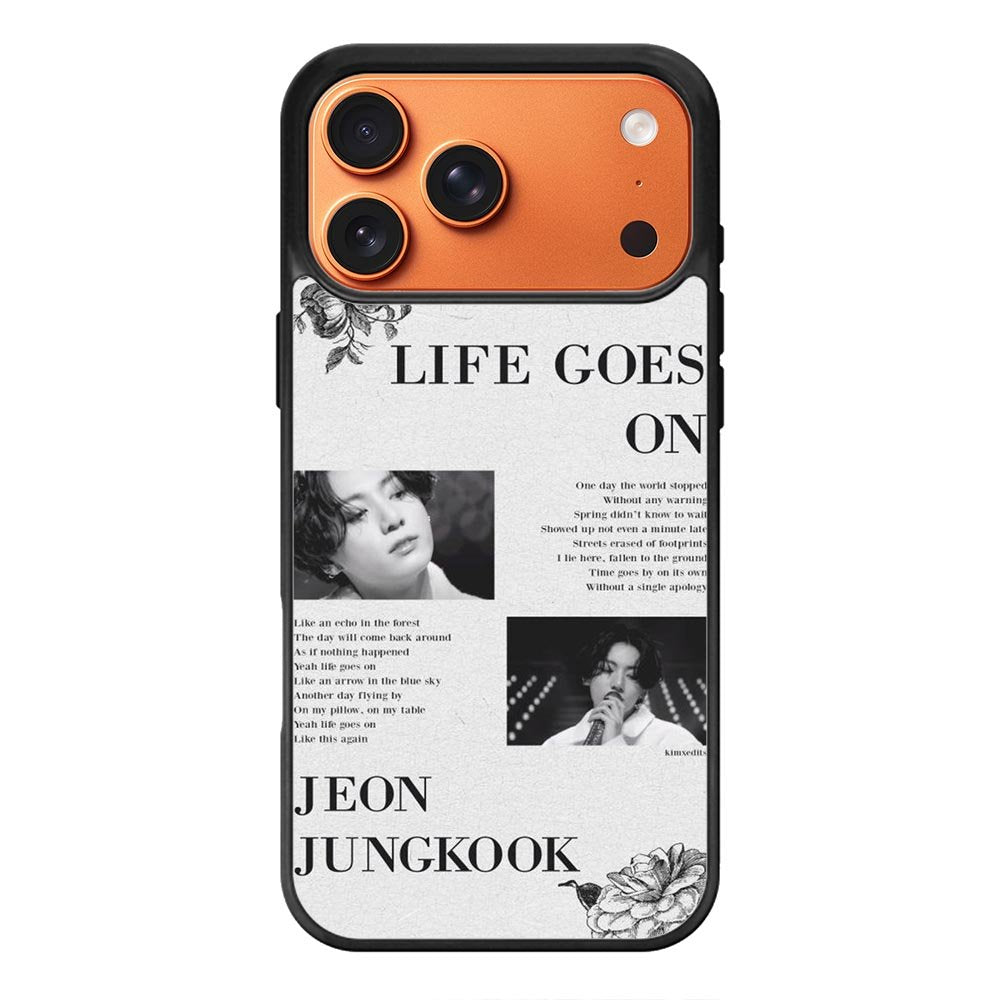 Life Goes On Jungkook iPhone 17 Pro Case QC9291