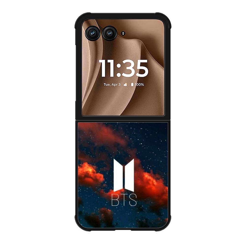BTS Logo Nebula Motorola Moto RAZR Plus 2025 Case OV9278