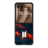 BTS Logo Nebula Motorola Moto RAZR Plus 2025 Case OV9278
