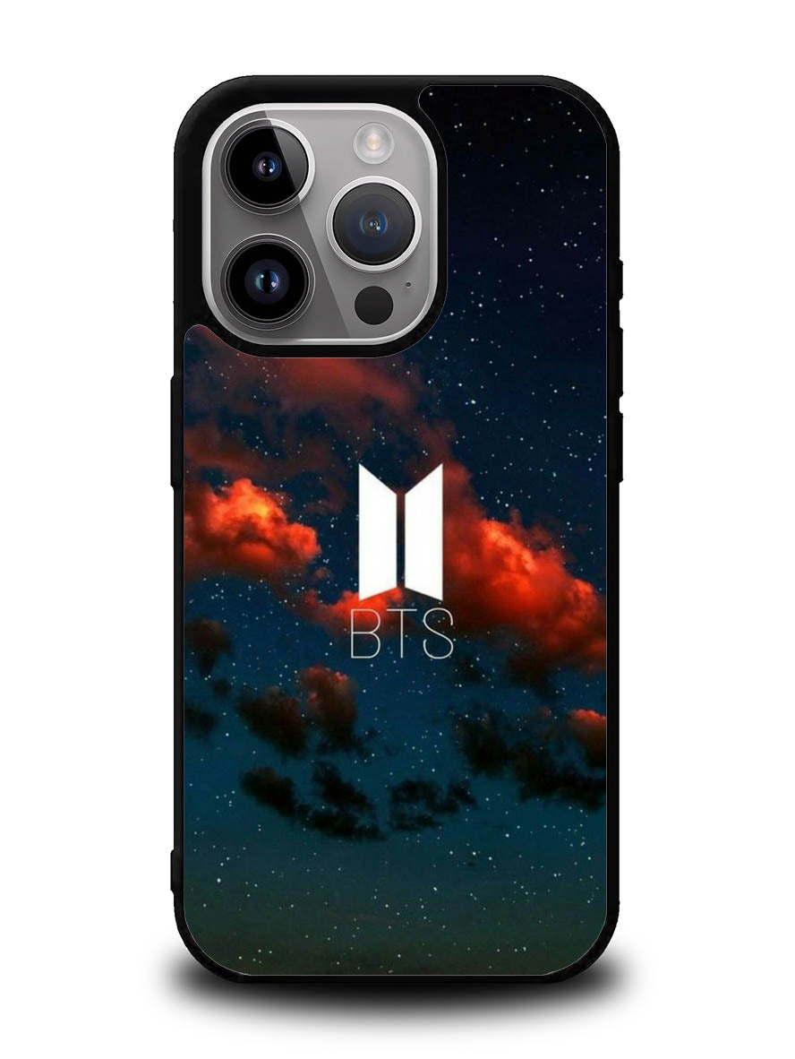 BTS Logo Nebula iPhone 14 Pro Case QC9278
