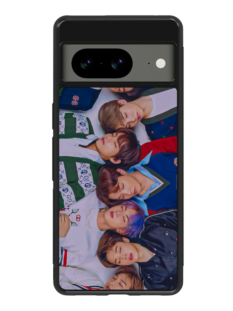 Sleeping BTS Google Pixel 8A Case QC9263