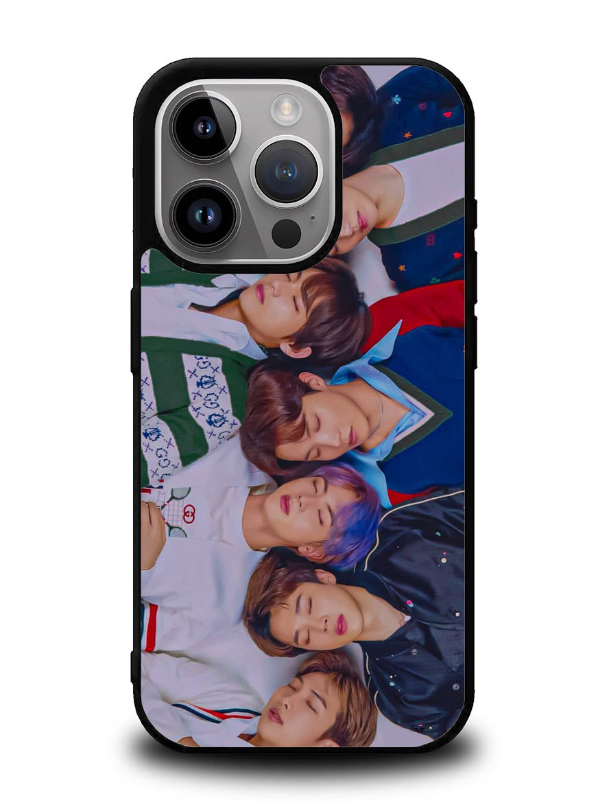 Sleeping BTS iPhone 14 Pro Max Case QC9263