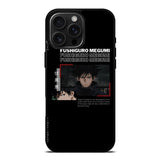 Fushiguro Megumi Jujutsu Kaisen iPhone 16 Pro Case OV9139