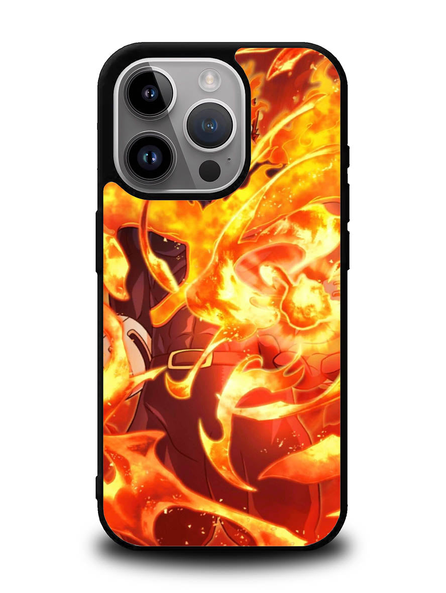 Enji Todoroki BNHA iPhone 16 Pro Max Case QC9160
