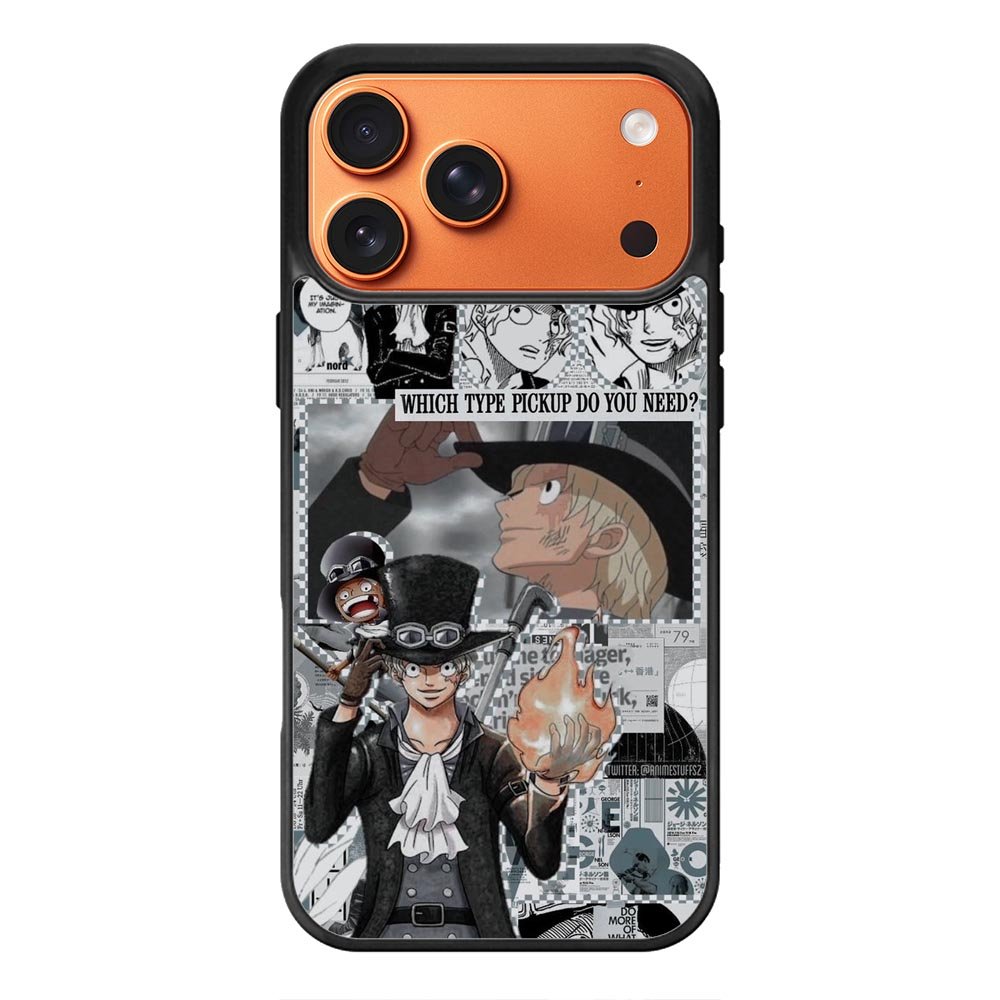 Sabo One Piece iPhone 17 Pro Case QC9184