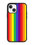 Rainbow Stripes iPhone 15 Plus Case OV8573