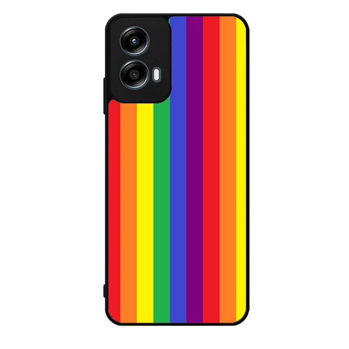 Rainbow Stripes Motorola Moto G Play 2024 Case OV8573
