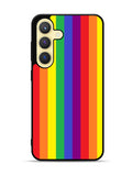 Rainbow Stripes Samsung Galaxy S25 5G Case OV8573