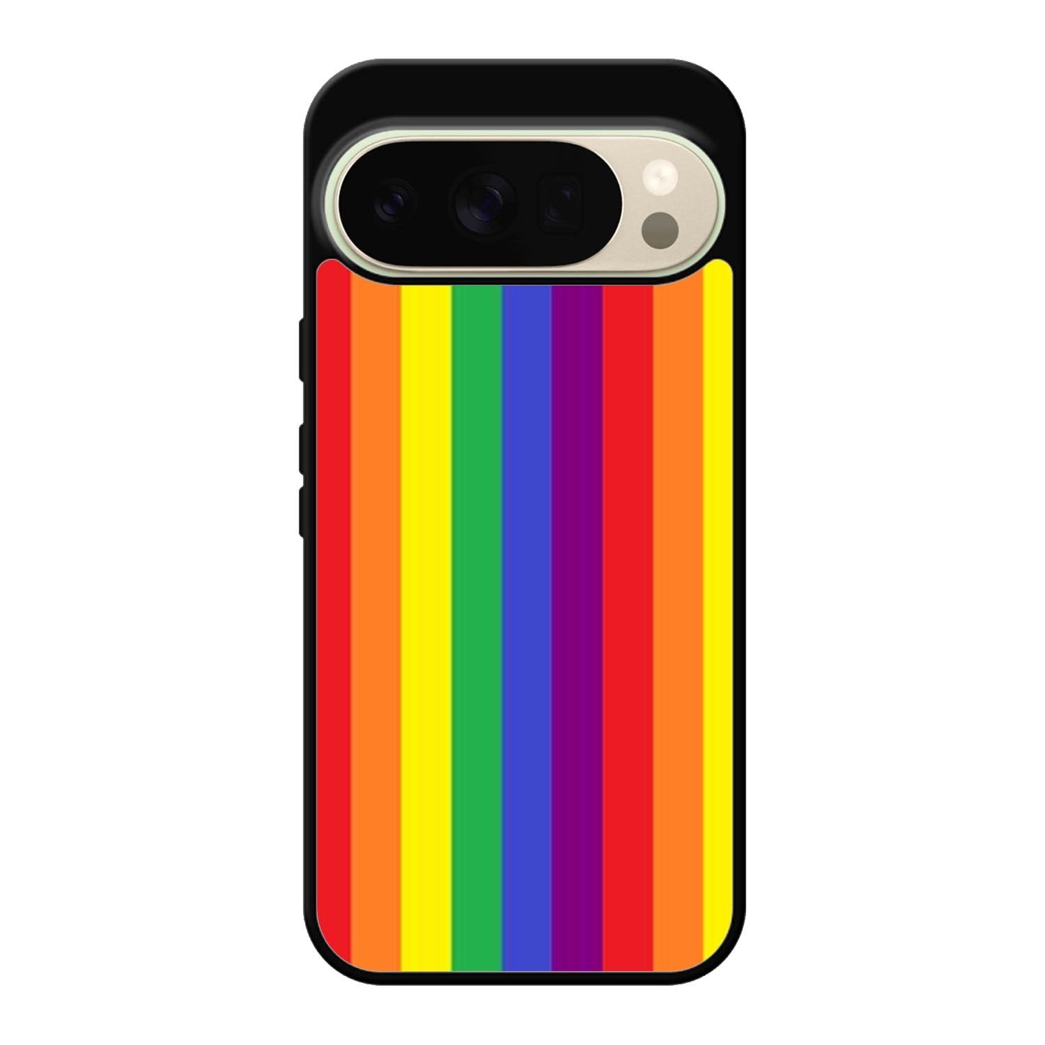 Rainbow Stripes Google Pixel 10 Pro Case OV8573