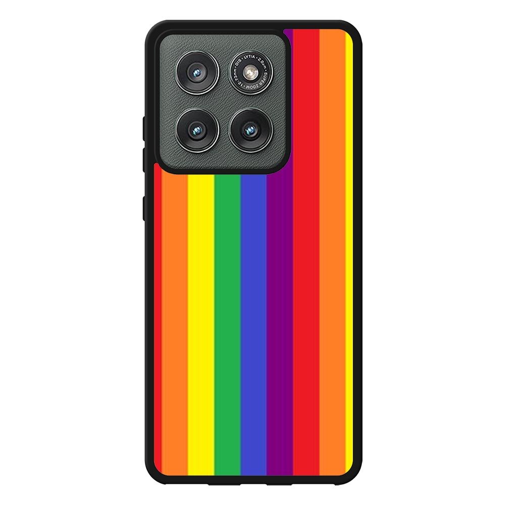 Rainbow Stripes Motorola Moto Edge 2025 Case OV8573