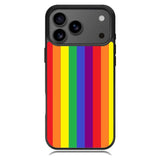 Rainbow Stripes iPhone 17 Pro Case OV8573