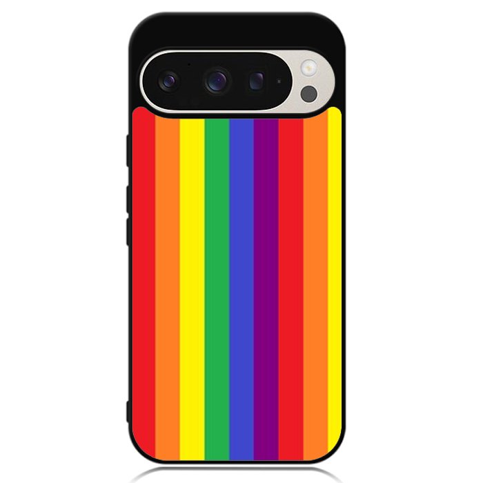 Rainbow Stripes Google Pixel 9 Pro XL Case OV8573