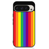 Rainbow Stripes Google Pixel 9 | Pixel 9 Pro Case OV8573