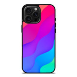 Rainbow Wave iPhone 16 Pro Case OV8574